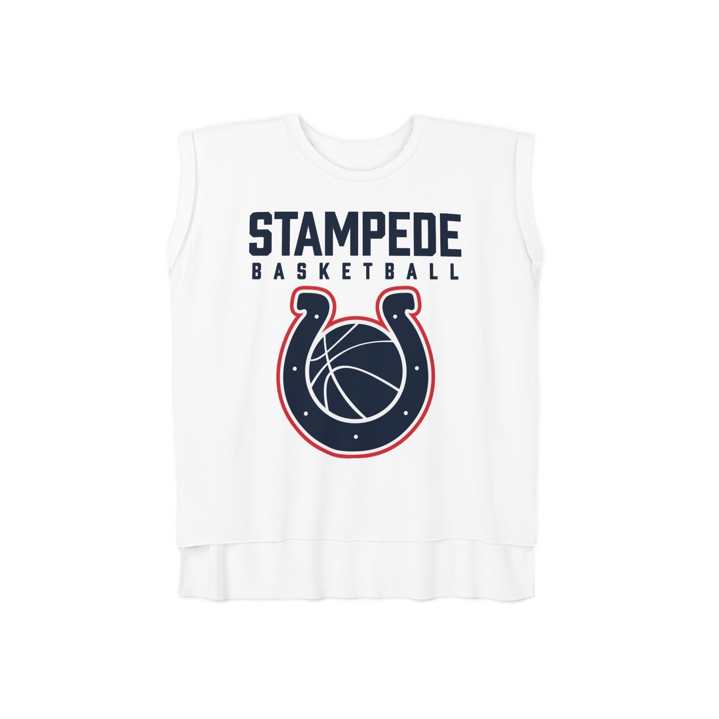 Women’s STAMPEDE Flowy Rolled Cuffs Muscle Tee