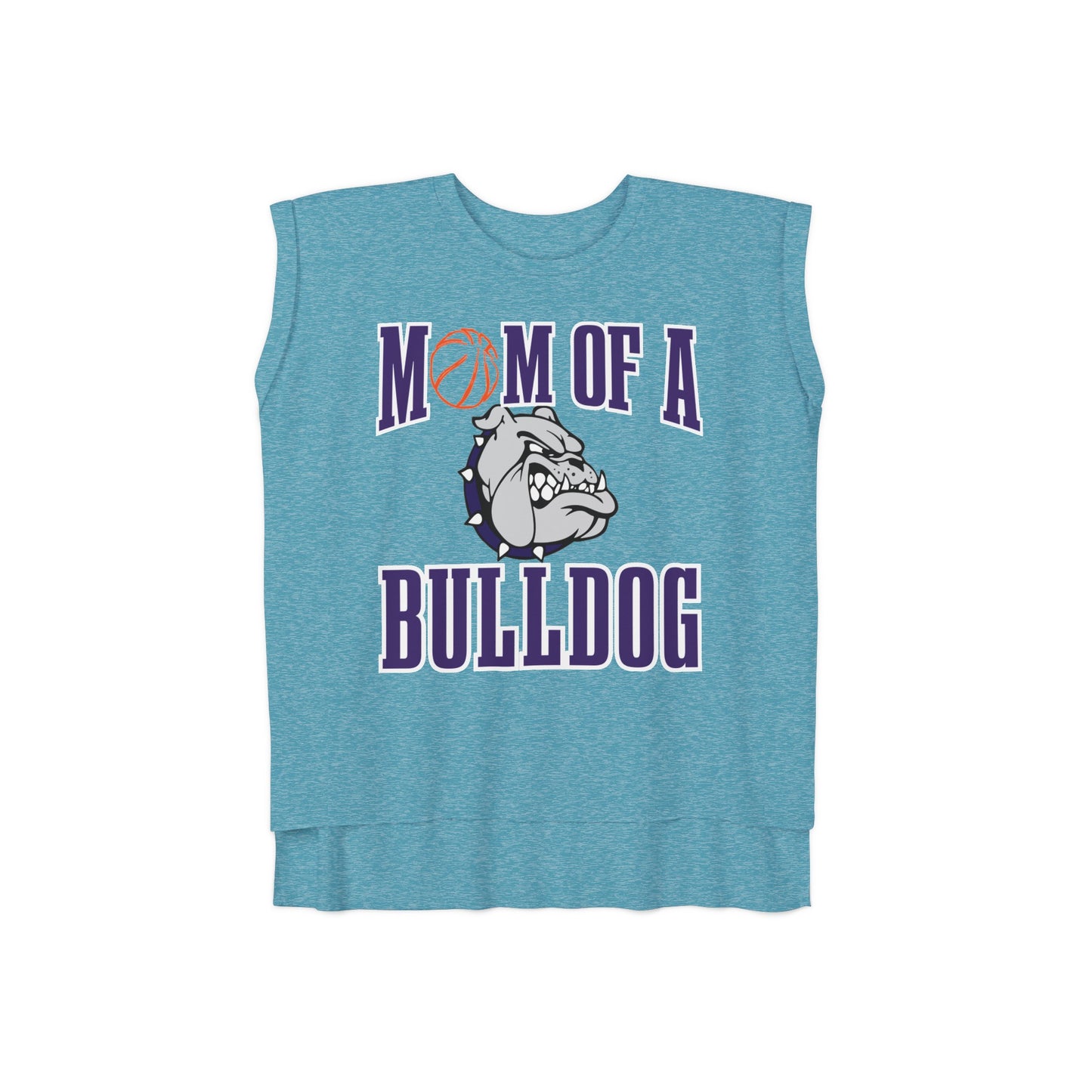 Flowy Rolled Cuffs Muscle Tee