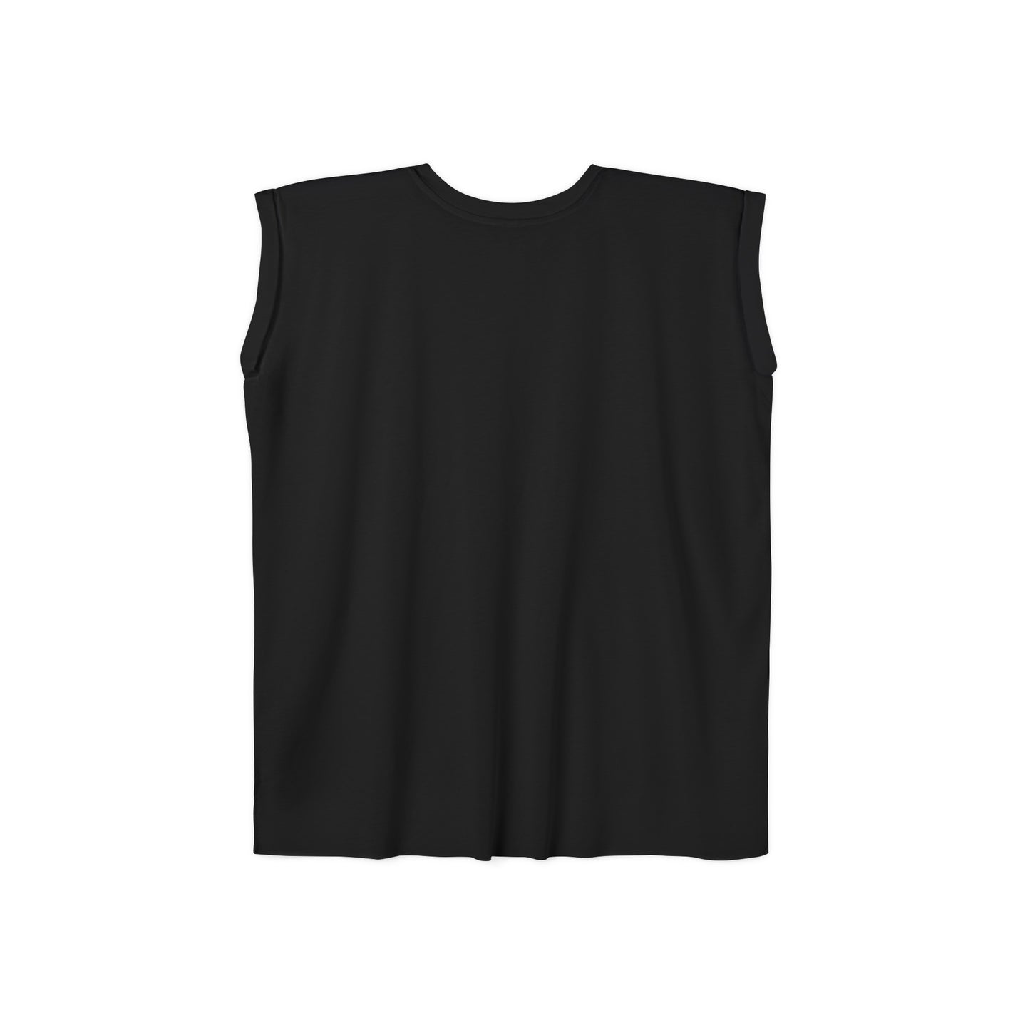 Flowy Rolled Cuffs Muscle Tee