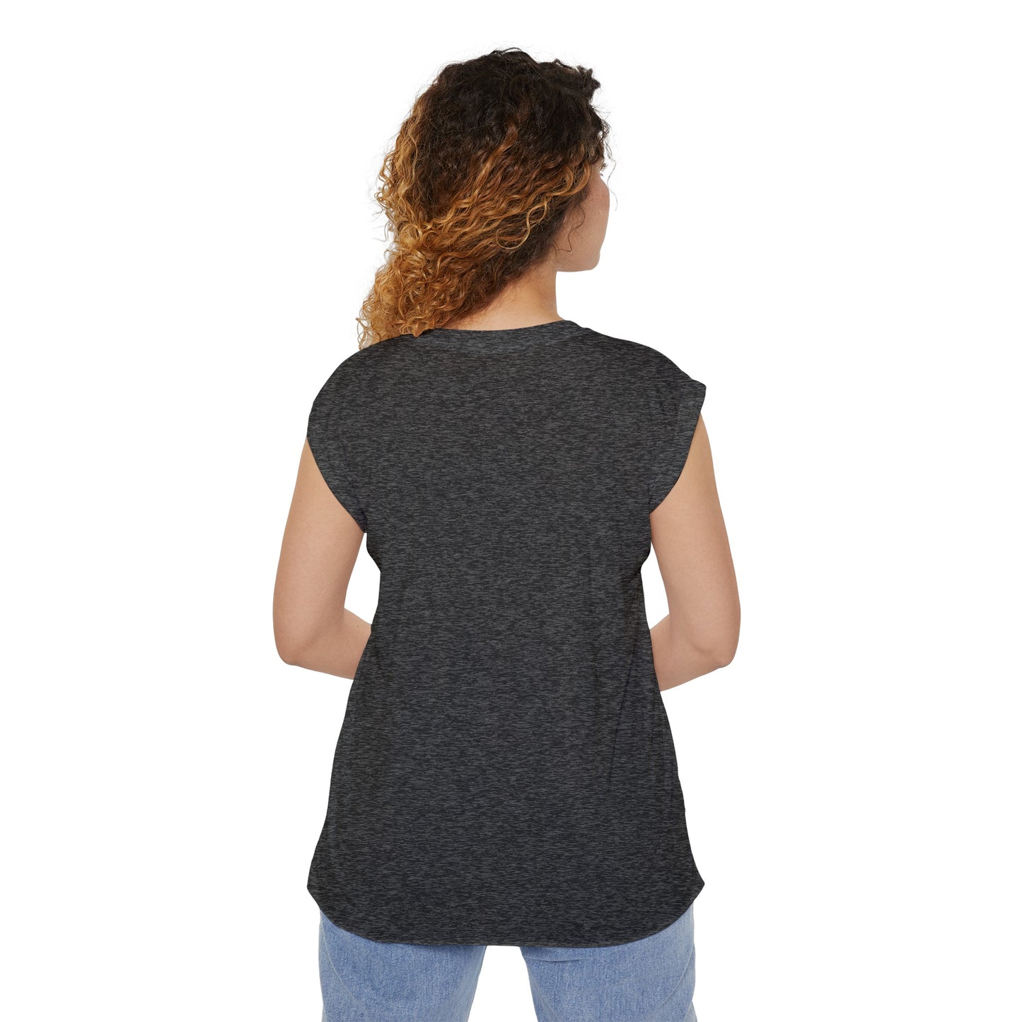 Women’s STAMPEDE Flowy Rolled Cuffs Muscle Tee