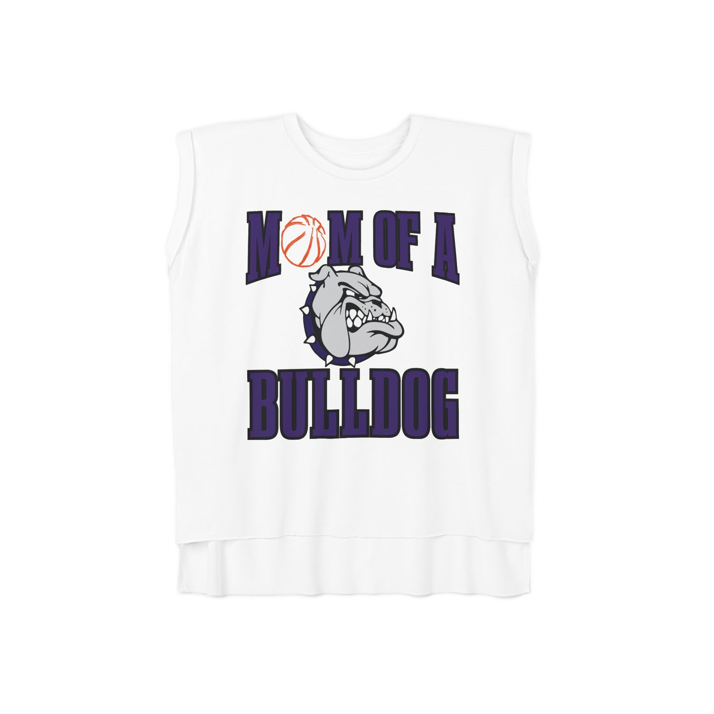 Flowy Rolled Cuffs Muscle Tee