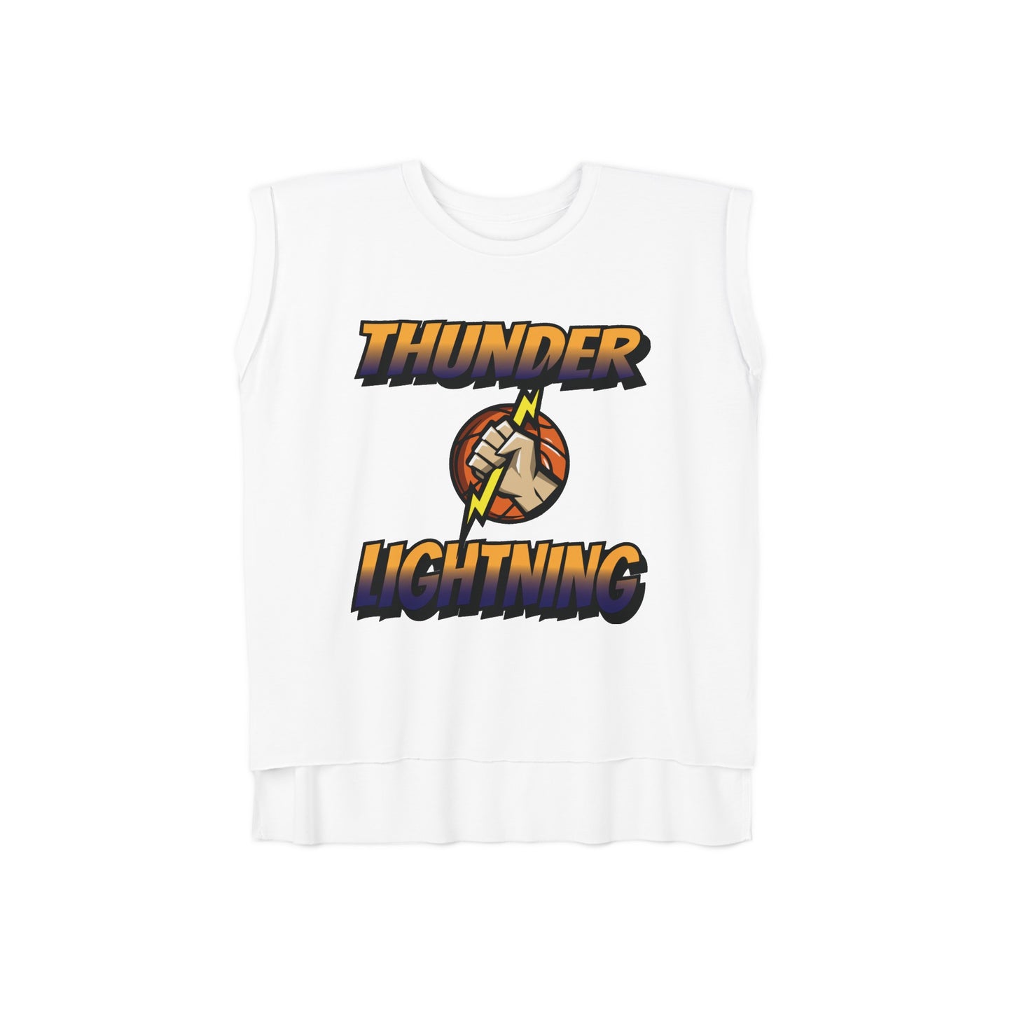 Women’s Flowy Rolled Cuffs Muscle Tee