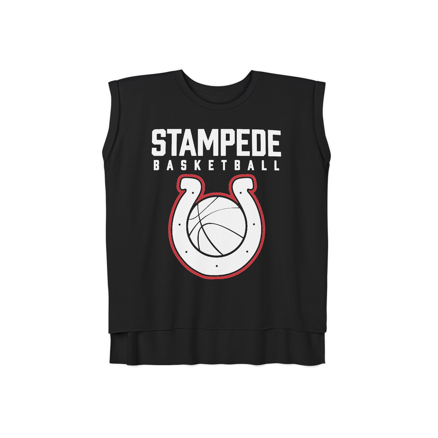Women’s STAMPEDE Flowy Rolled Cuffs Muscle Tee