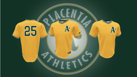 PLACENTIA A's Practice Jersey