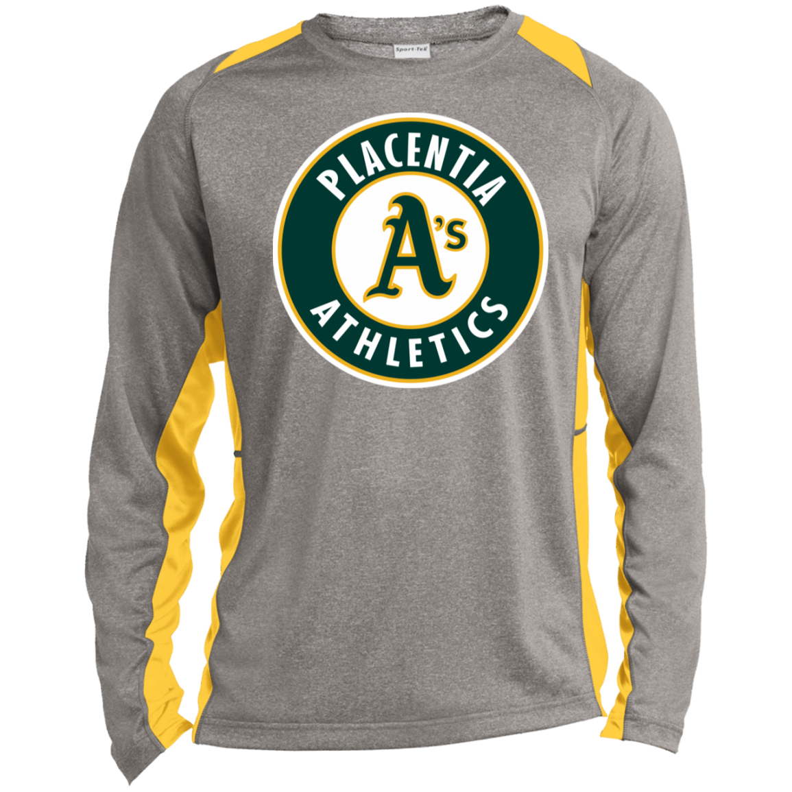 ST361LS Long Sleeve Heather Colorblock Performance Tee
