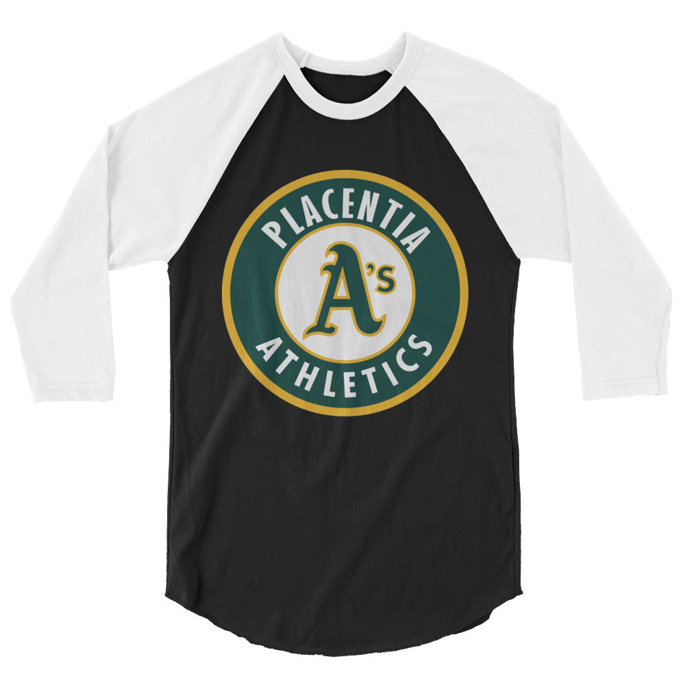 3/4 sleeve raglan shirt