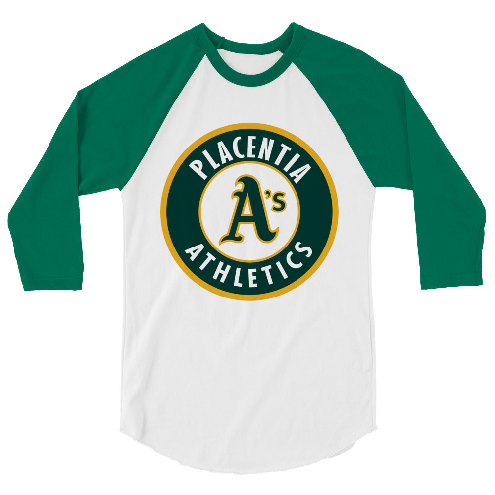 3/4 sleeve raglan shirt