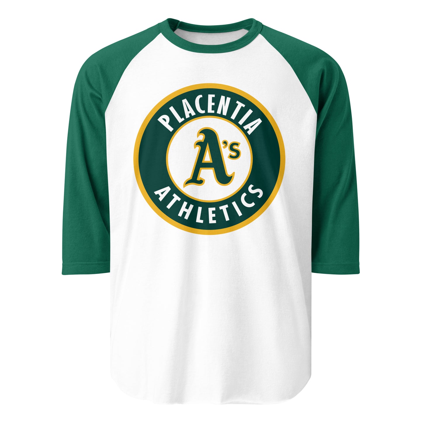3/4 sleeve raglan shirt