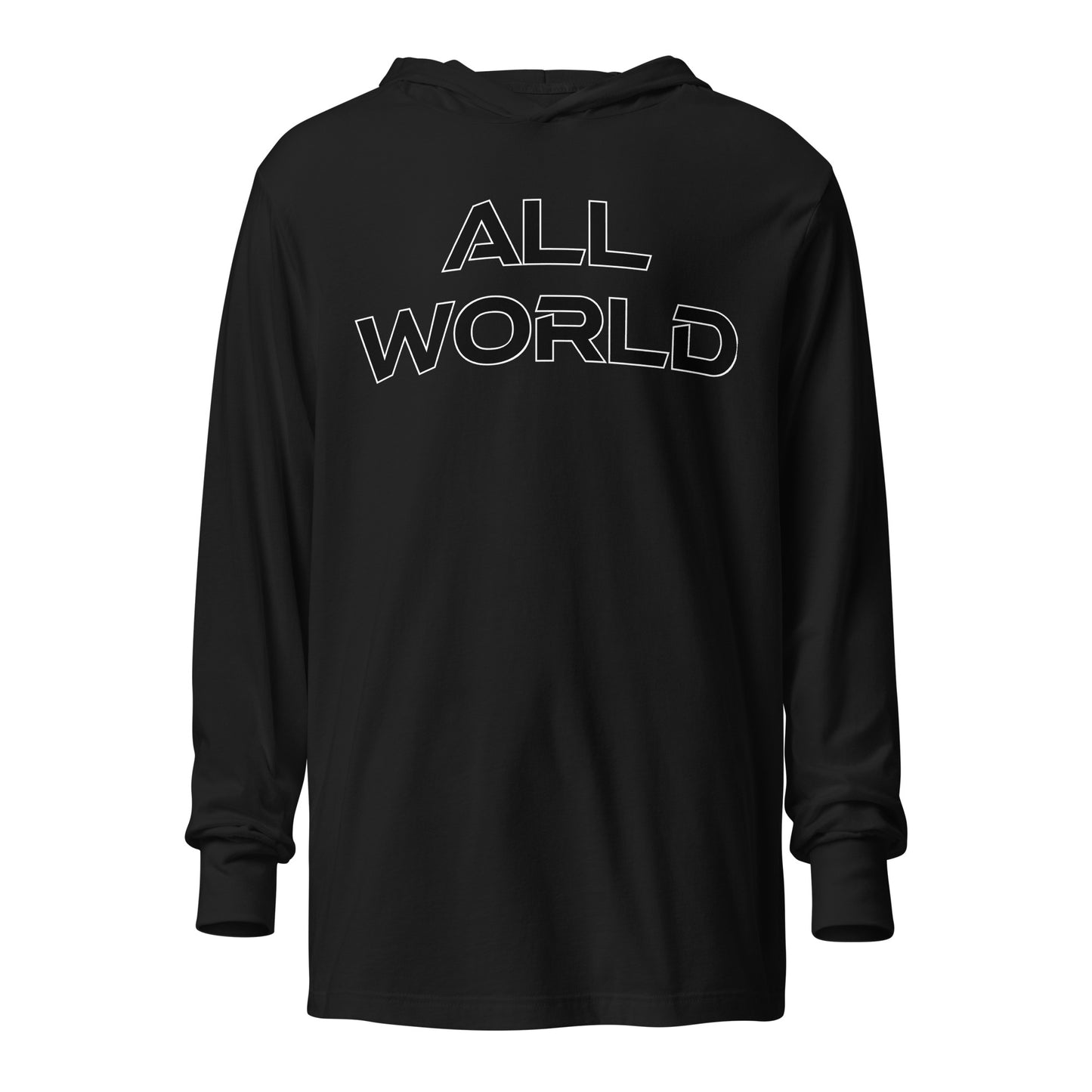 All World Men's Hooded long-sleeve tee