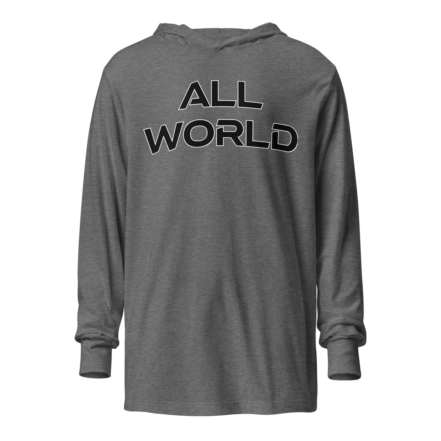 All World Men's Hooded long-sleeve tee