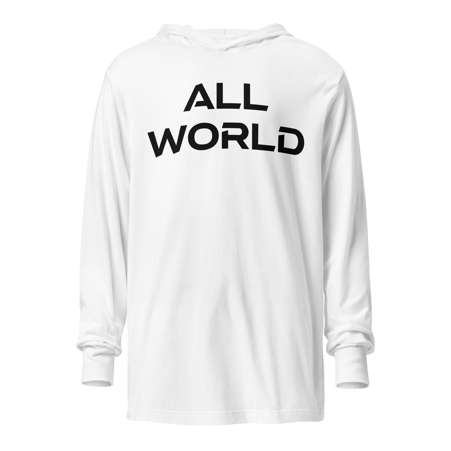 All World Men's Hooded long-sleeve tee