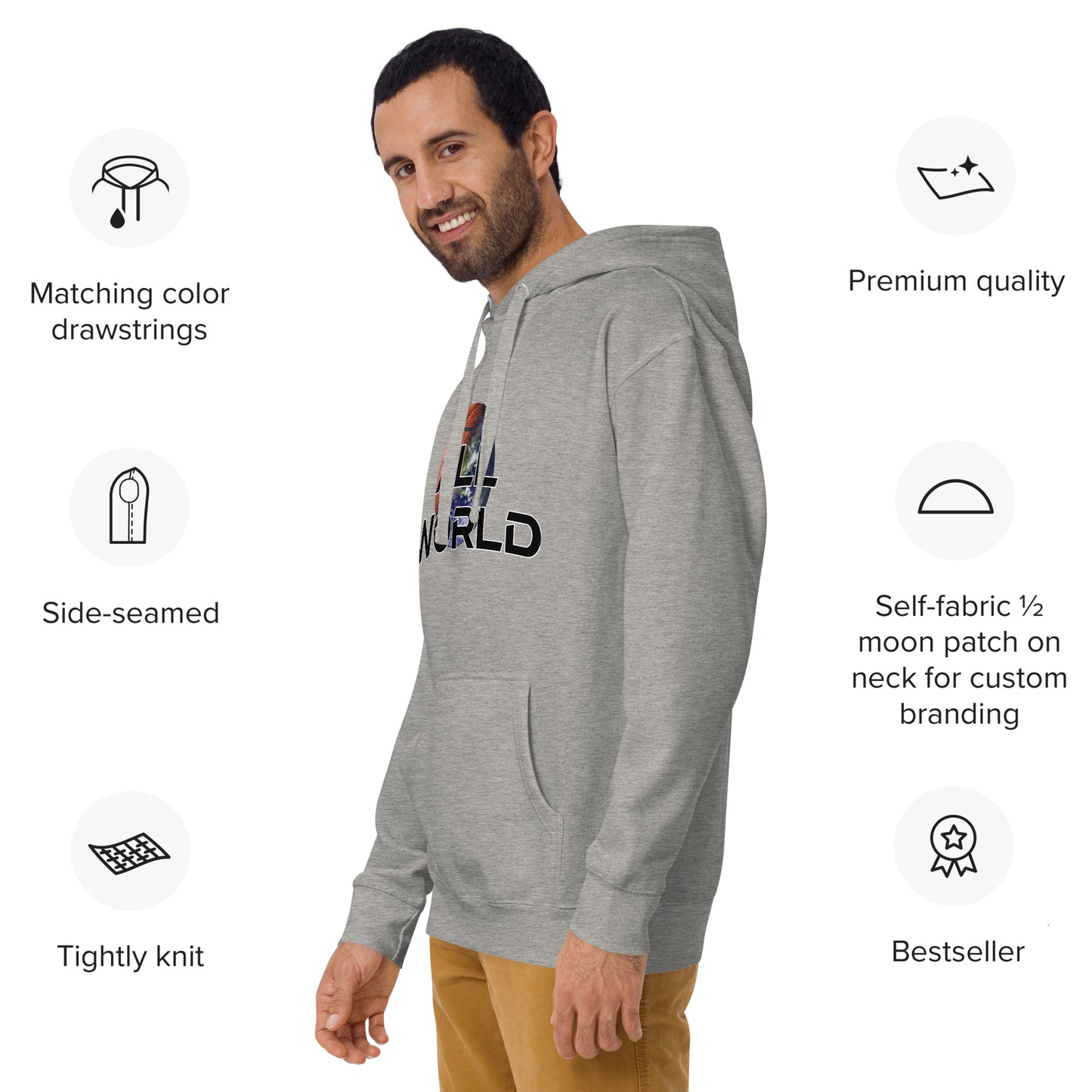 All World Basketball Hoodie