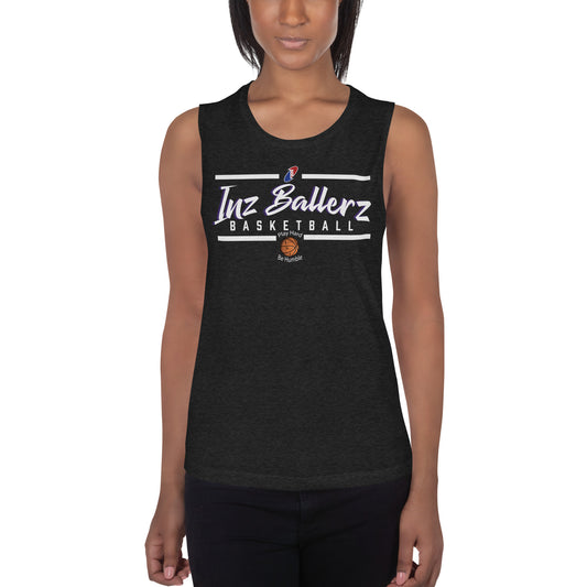 Ladies’ INZ Ballerz Muscle Tank (purple)