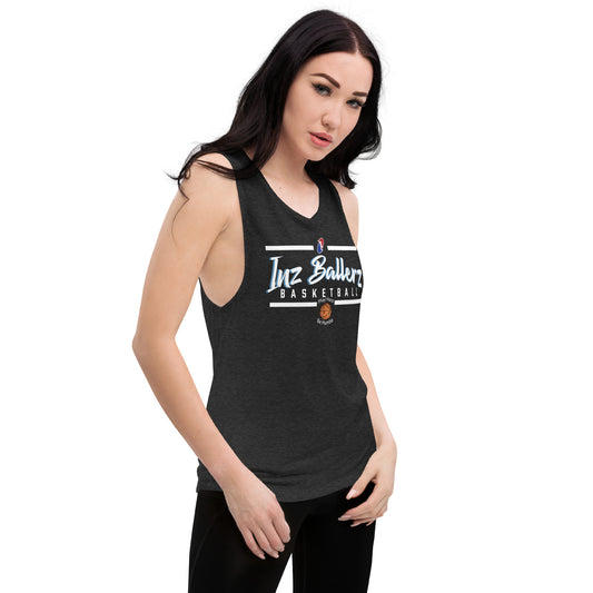 Ladies’ INZ Ballerz Muscle Tank (Blue)