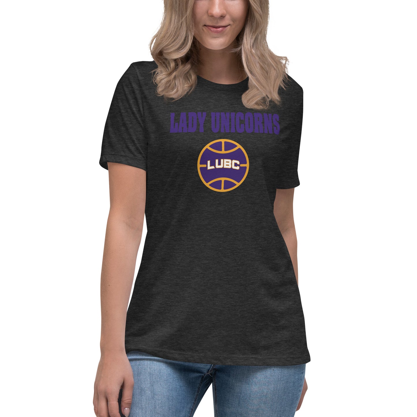 Women's Relaxed Lady Unicorn T-Shirt