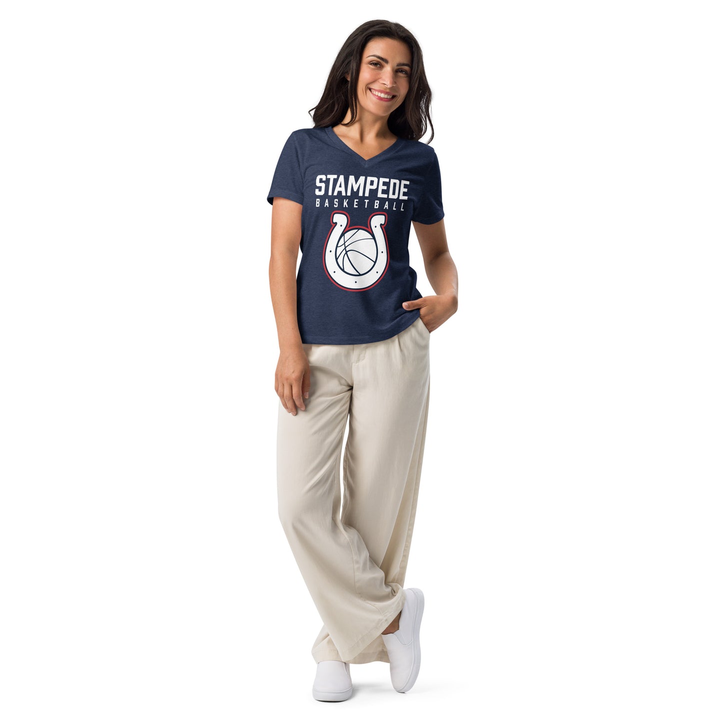 Women’s relaxed v-neck t-shirt