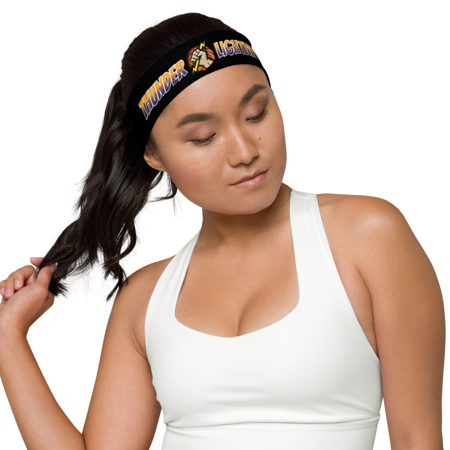 Thunder and Lightning Headband (Black)