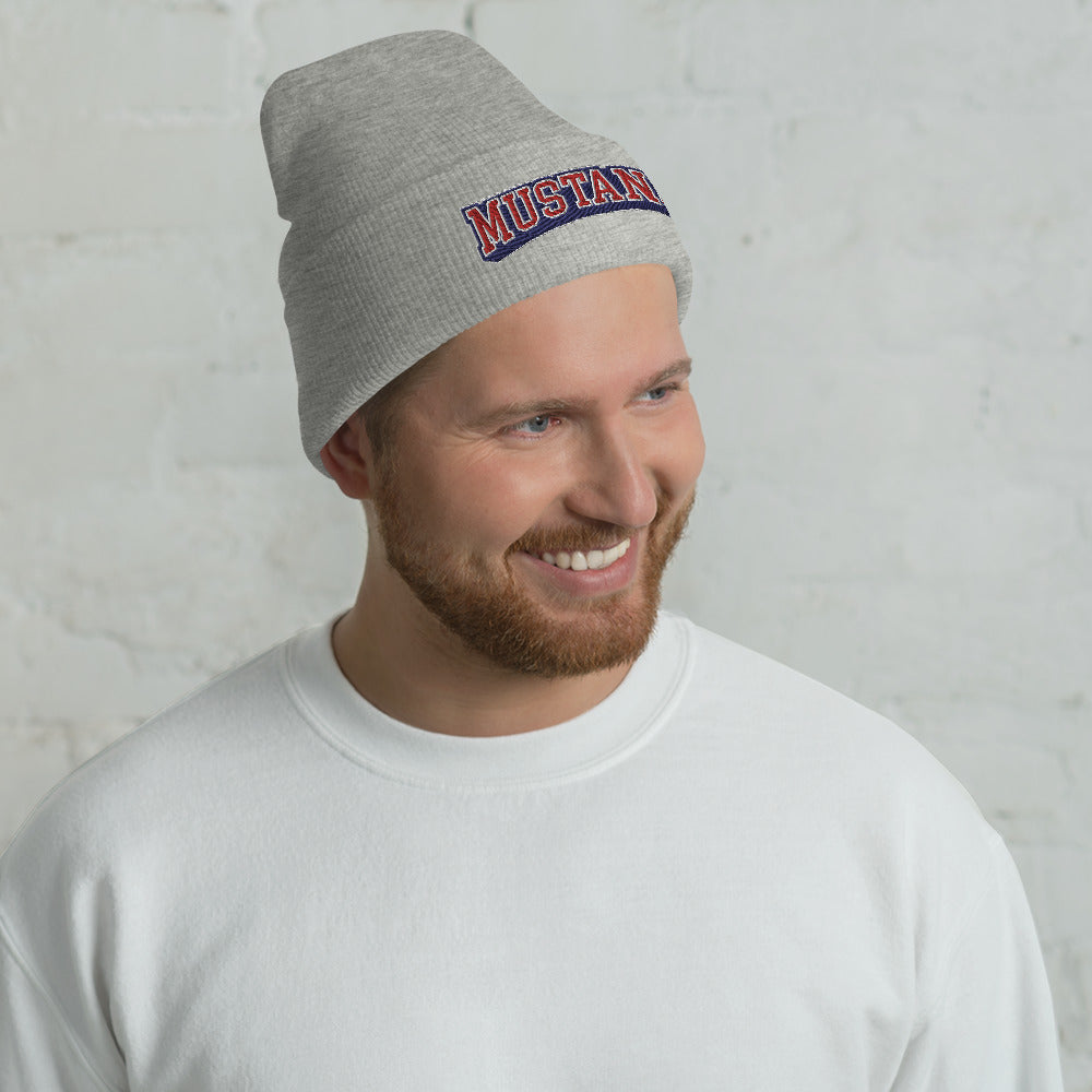 Mustangs Cuffed Beanie