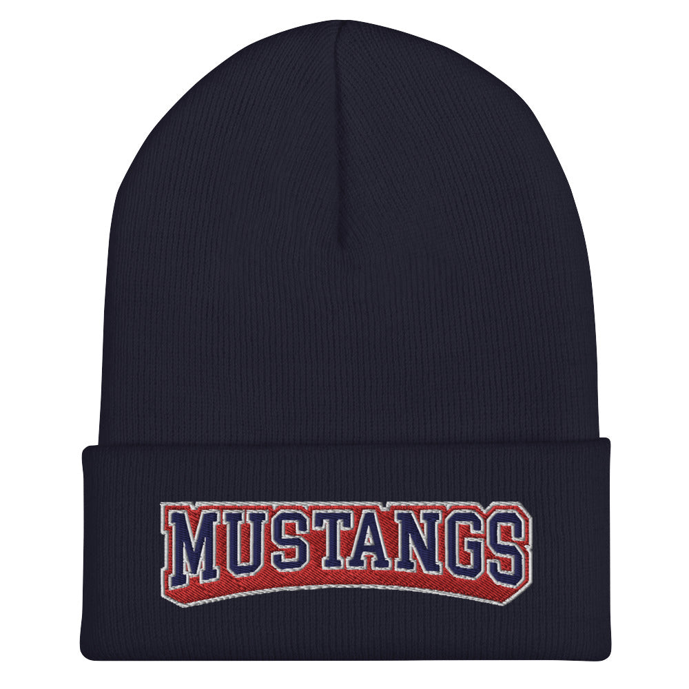 Mustangs Cuffed Beanie
