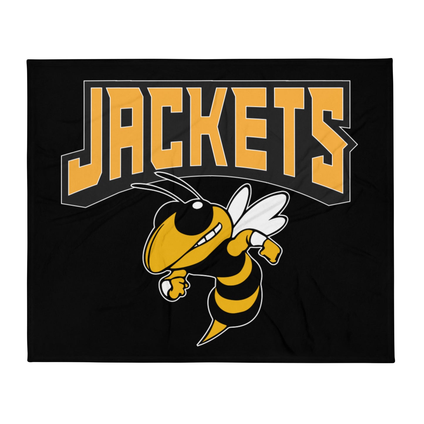 Yellow Jackets Throw Blanket