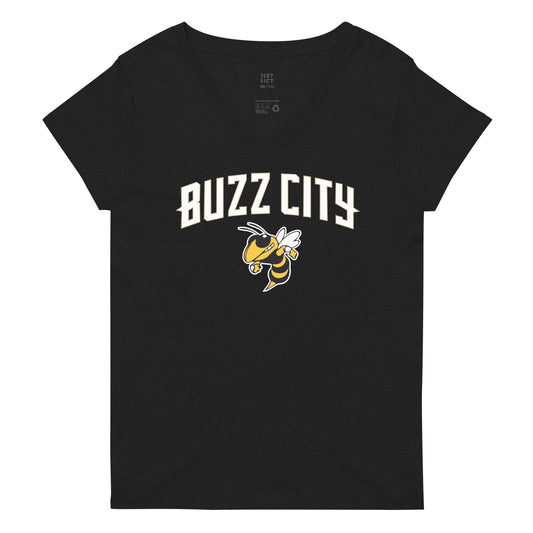 Buzz City Women’s V-neck t-shirt