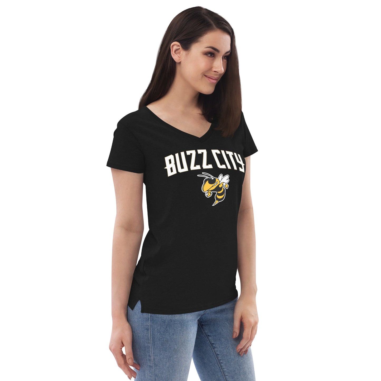 Buzz City Women’s V-neck t-shirt