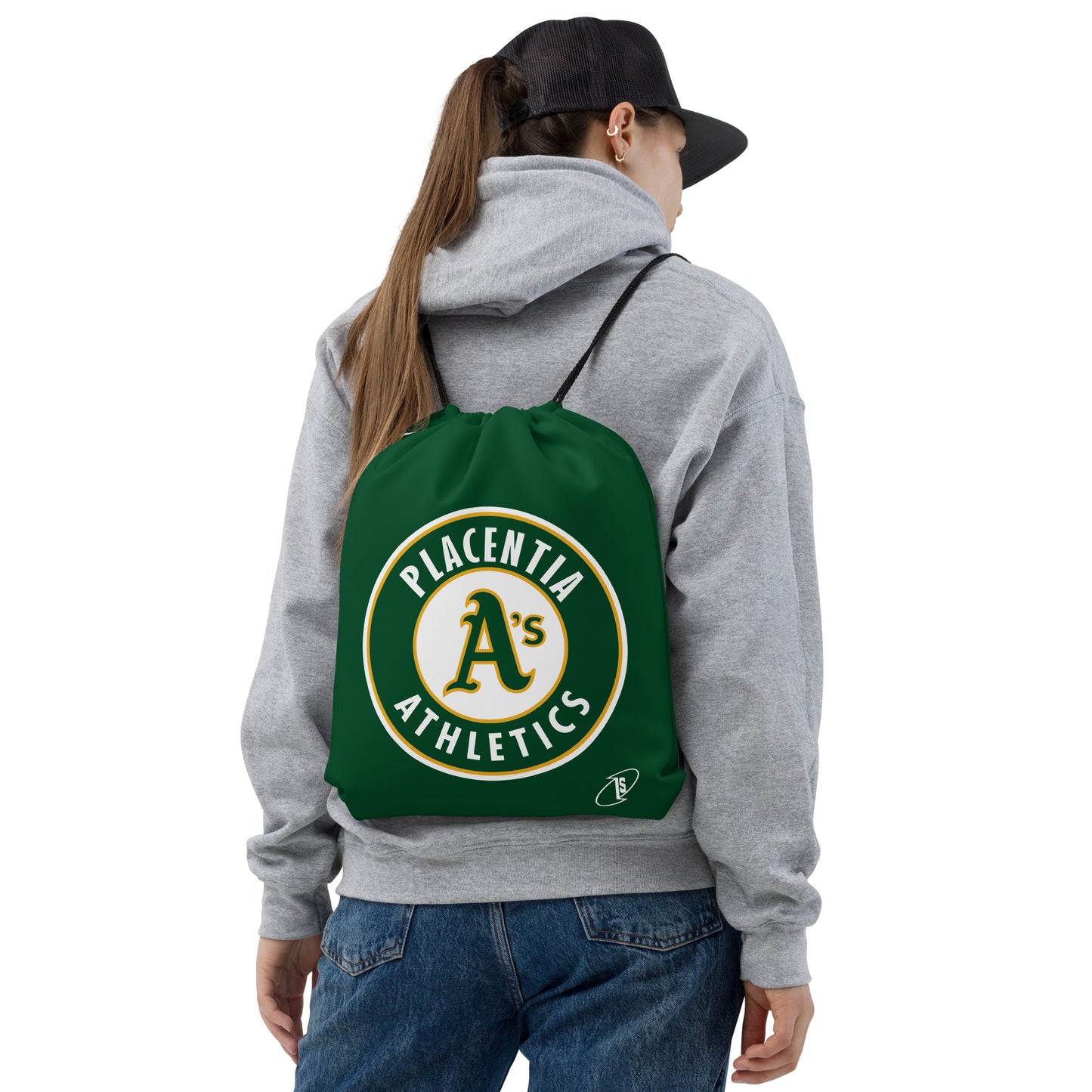 Placentia A's Drawstring Bag