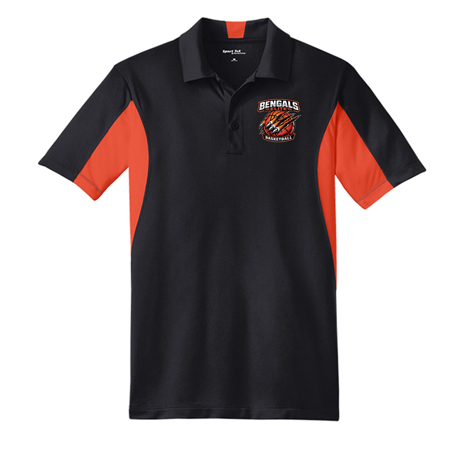 Black/ Deep Orange - ST655 - FRONT