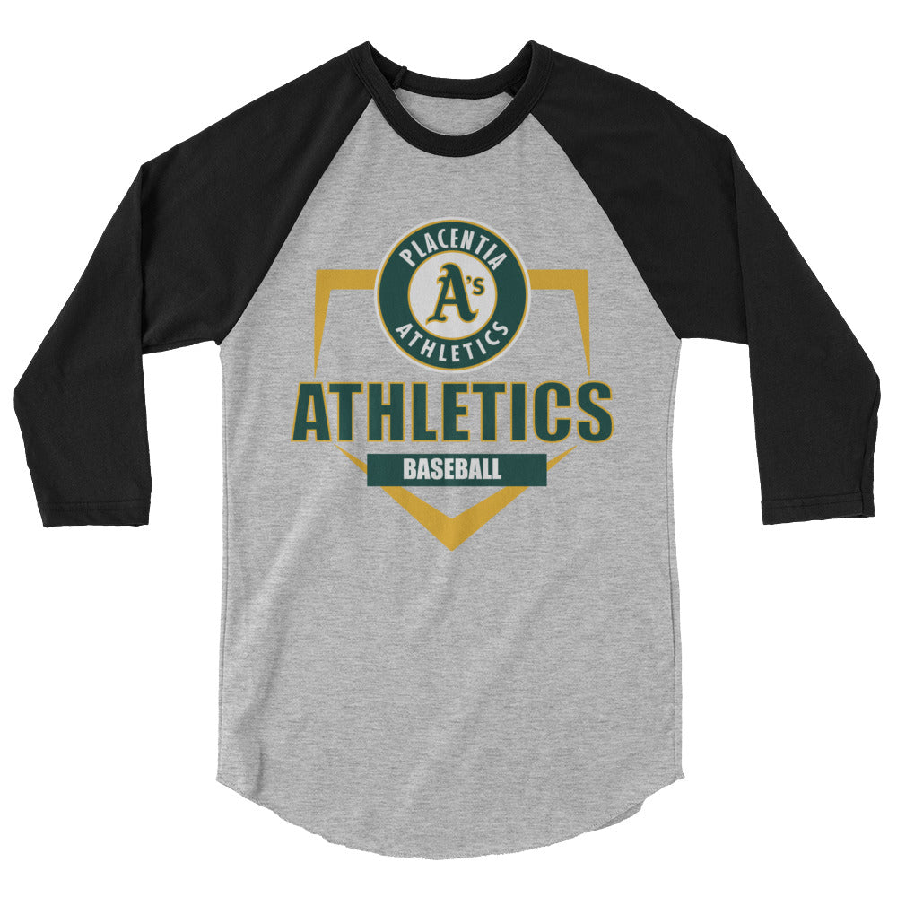 3/4 sleeve raglan A's Shirt