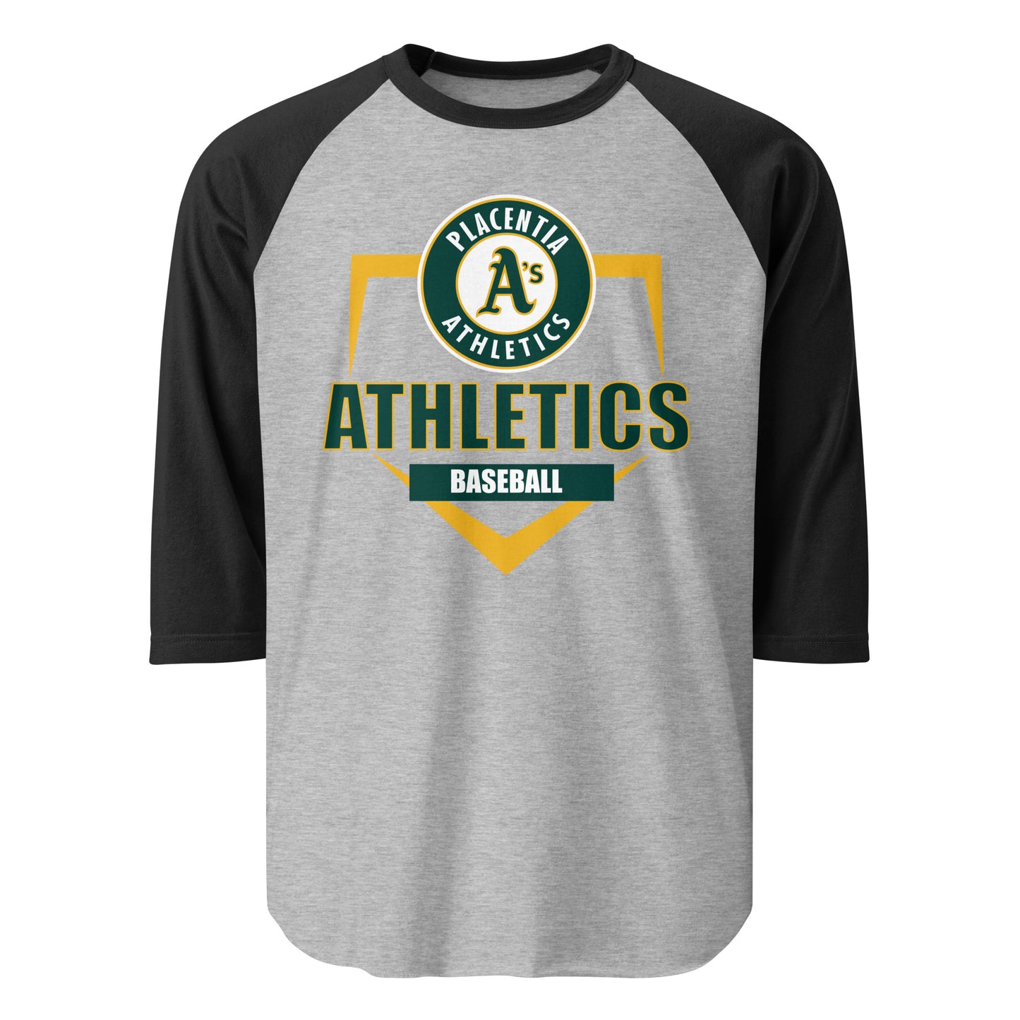 3/4 sleeve raglan A's Shirt