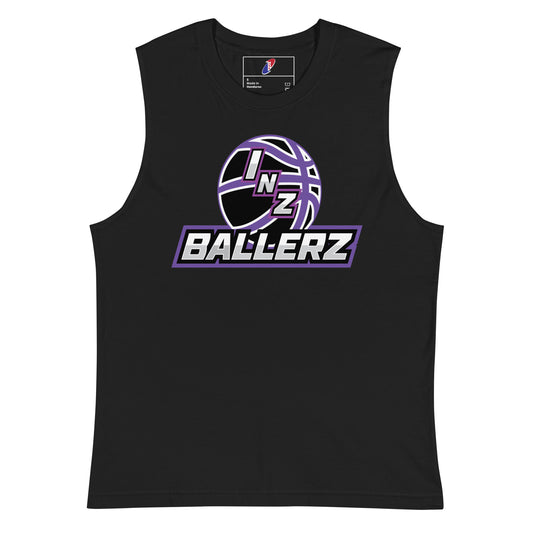 Unisex INZ Ballerz Muscle Shirt (Purple)