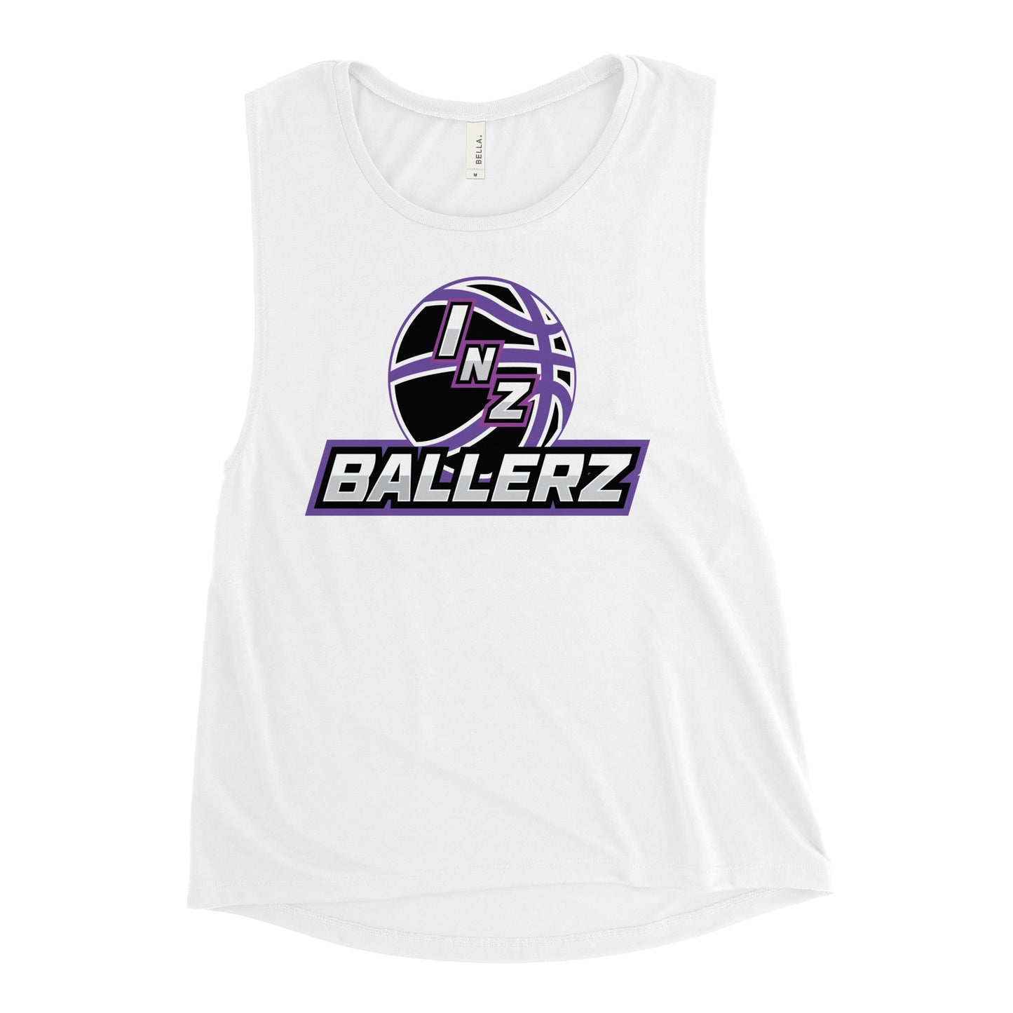 Ladies’ INZ Ballerz Muscle Tank (Purple)