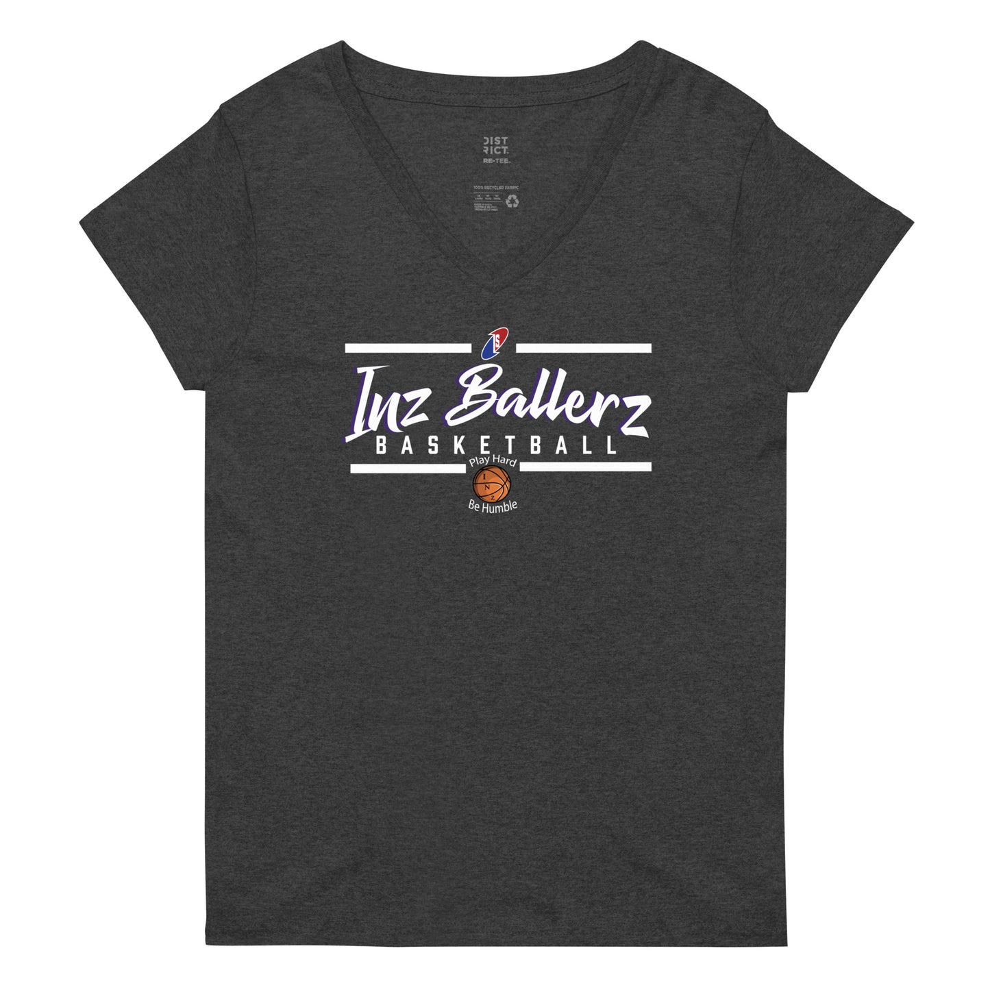 Women’s V-neck INZ Ballerz t-shirt