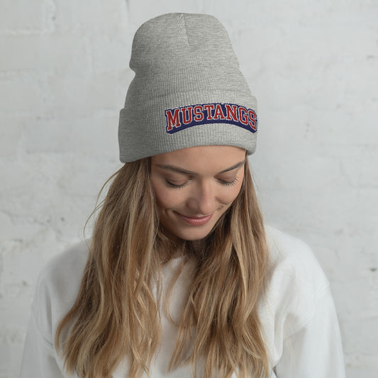Mustangs Cuffed Beanie