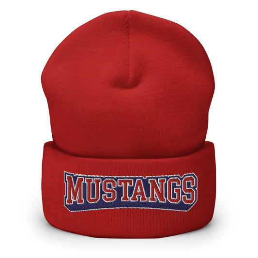 Mustangs Cuffed Beanie