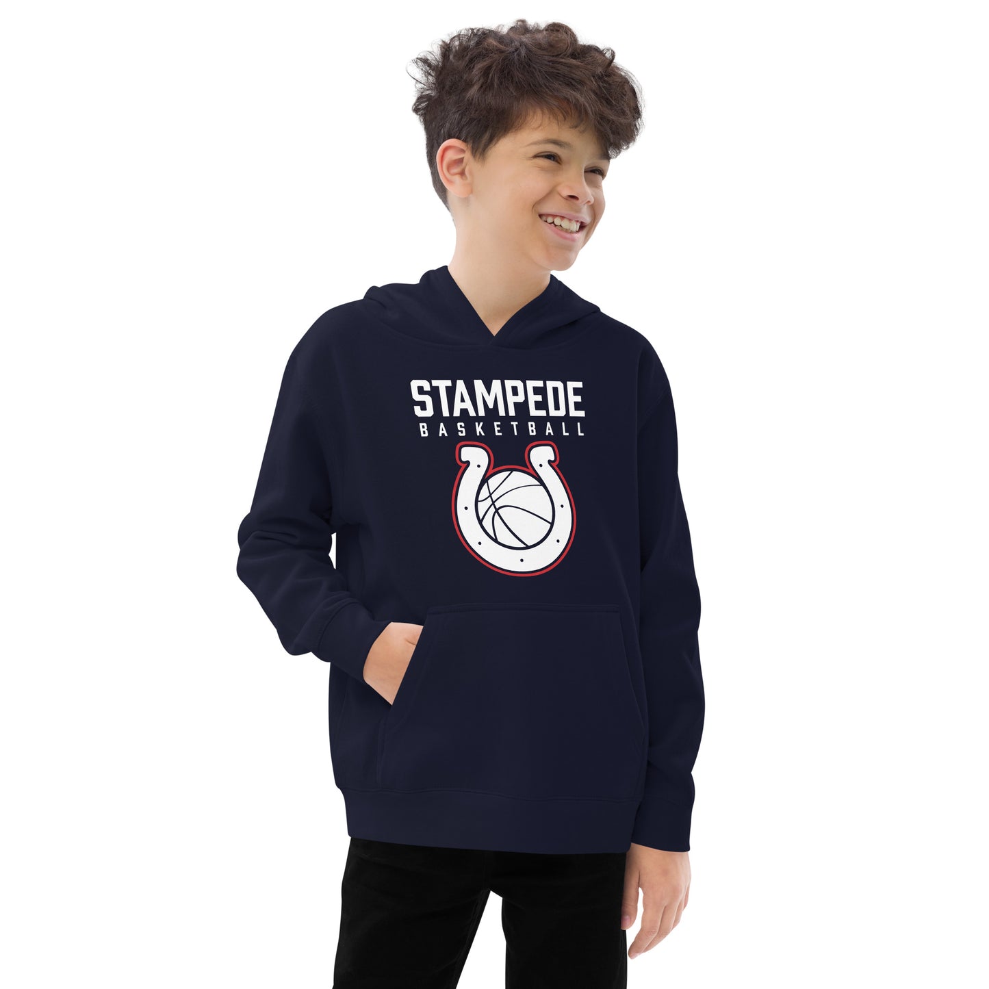 Kids Stampede fleece hoodie