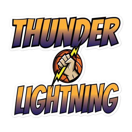 Bubble-free Thunder and Lightning stickers