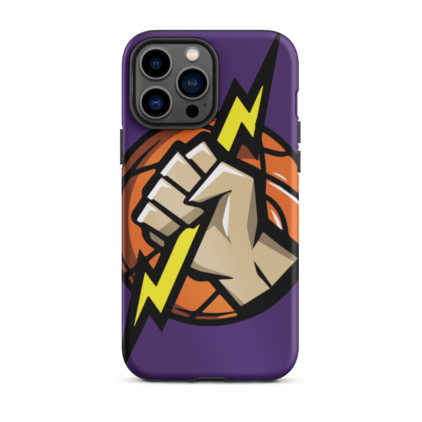 Thunder & Lightning iPhone case (Purple)